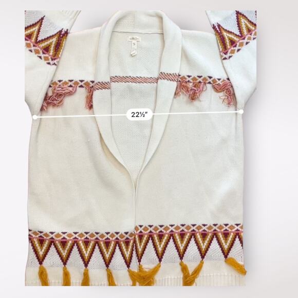 Matilda Jane Moments With You Gingersnap Tassel Cardigan Sweater Size M - Picture 4 of 6